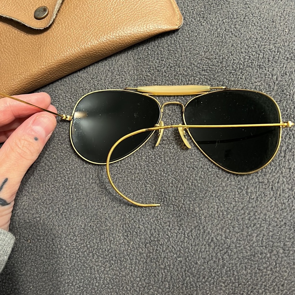 Vintage Ray Ban Aviator Outdoorsman Glasses with Original Case - Picture 7 of 11